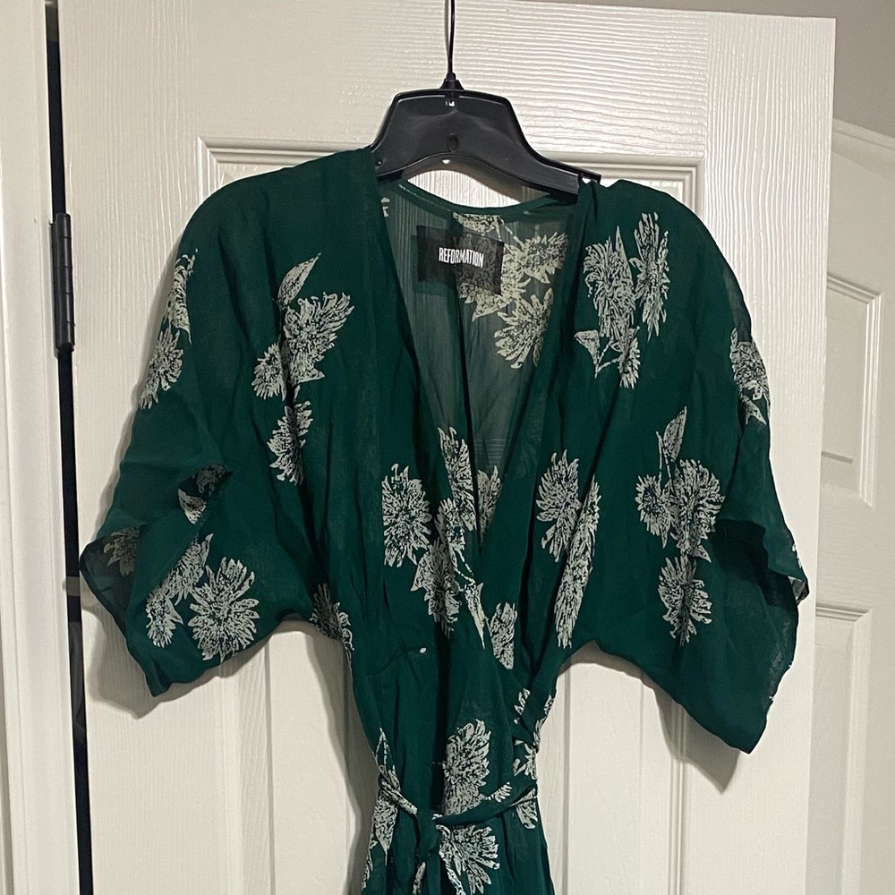 Reformation Winslow maxi wrap dress